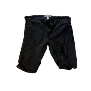 Bleecker Mercer Black Denim Jean Shorts W: 40 I: 8